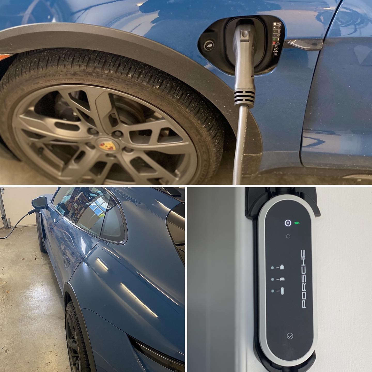 Porsche EV charger station installation